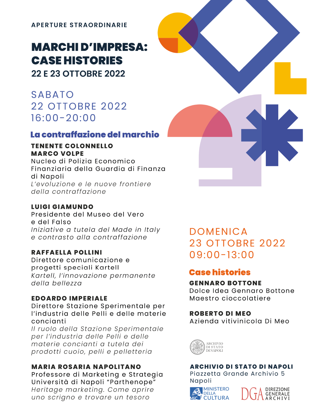 Marchi d'Impresa: Case Histories - 22-23 ottobre 2022. - Napoli Village -  Quotidiano di Informazioni Online