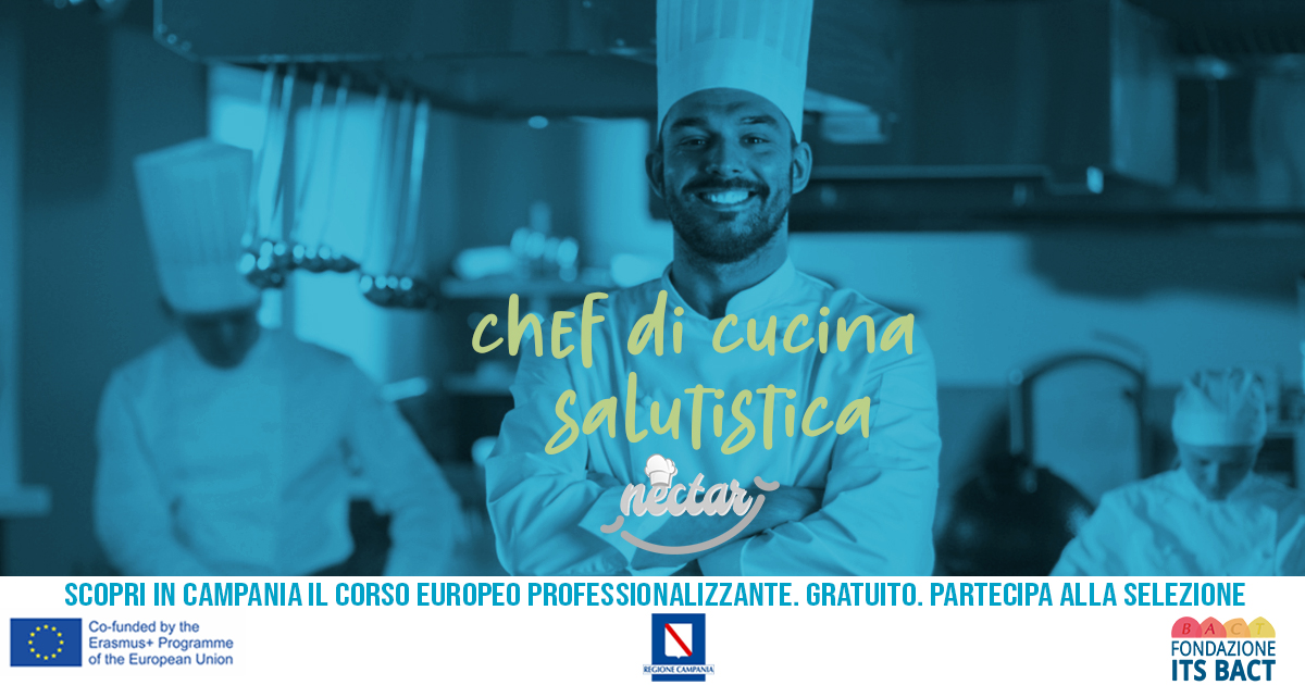 Chef de cozinha saudável: curso europeu gratuito na Campânia – Napoli Village